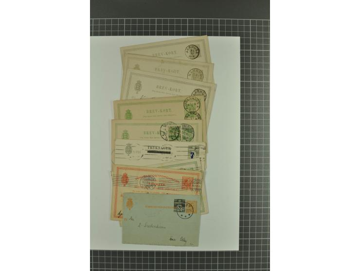 1851/1980, gestempelte Sammlung mit u.a. Mi.-Nr. 2 (2, repariert bzw. Mängel), 10, 66, 81, 180-81, Dienst, Porto, Postfähre G