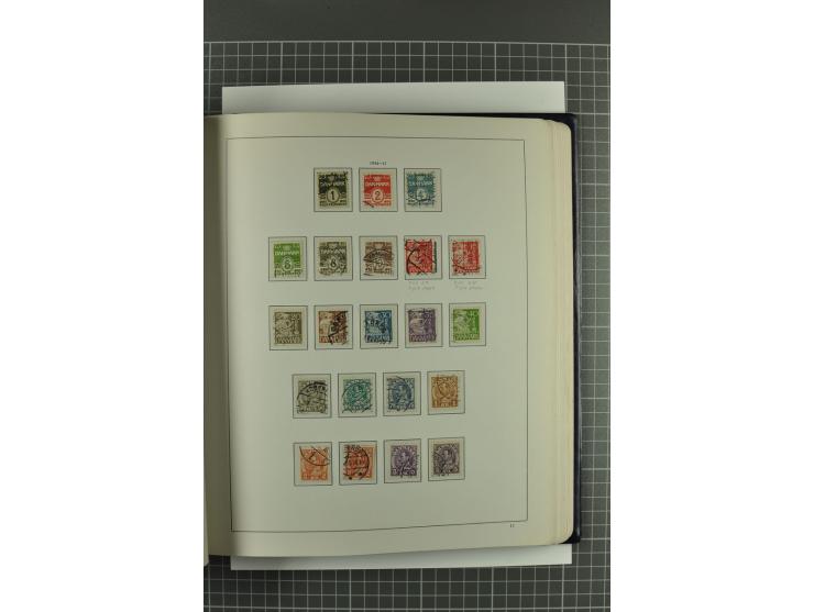 1851/1980, gestempelte Sammlung mit u.a. Mi.-Nr. 2 (2, repariert bzw. Mängel), 10, 66, 81, 180-81, Dienst, Porto, Postfähre G