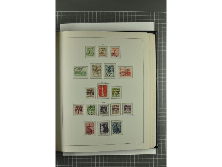 1851/1980, gestempelte Sammlung mit u.a. Mi.-Nr. 2 (2, repariert bzw. Mängel), 10, 66, 81, 180-81, Dienst, Porto, Postfähre G