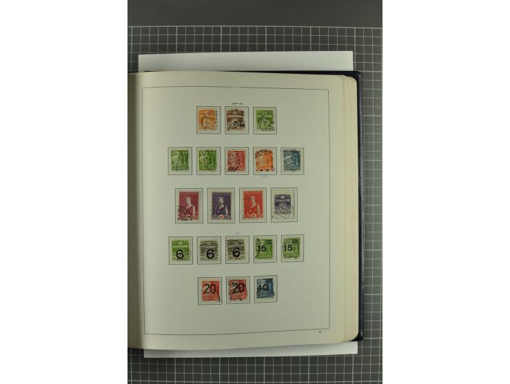 1851/1980, gestempelte Sammlung mit u.a. Mi.-Nr. 2 (2, repariert bzw. Mängel), 10, 66, 81, 180-81, Dienst, Porto, Postfähre G