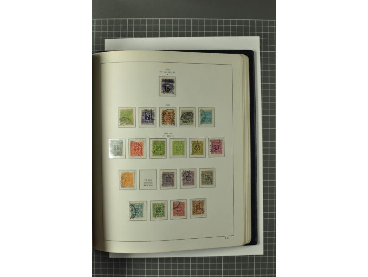 1851/1980, gestempelte Sammlung mit u.a. Mi.-Nr. 2 (2, repariert bzw. Mängel), 10, 66, 81, 180-81, Dienst, Porto, Postfähre G
