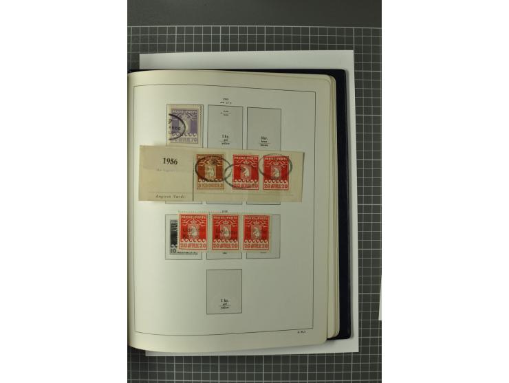 1851/1980, gestempelte Sammlung mit u.a. Mi.-Nr. 2 (2, repariert bzw. Mängel), 10, 66, 81, 180-81, Dienst, Porto, Postfähre G