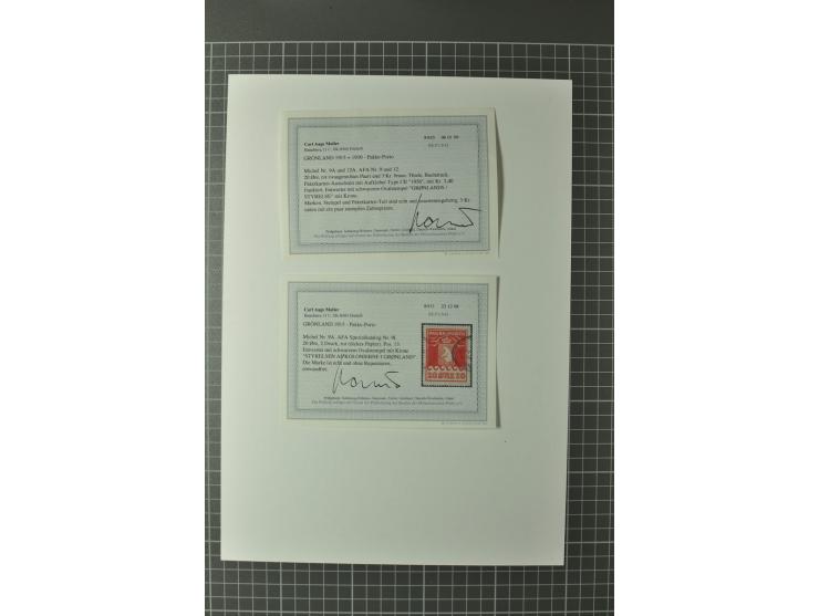 1851/1980, gestempelte Sammlung mit u.a. Mi.-Nr. 2 (2, repariert bzw. Mängel), 10, 66, 81, 180-81, Dienst, Porto, Postfähre G