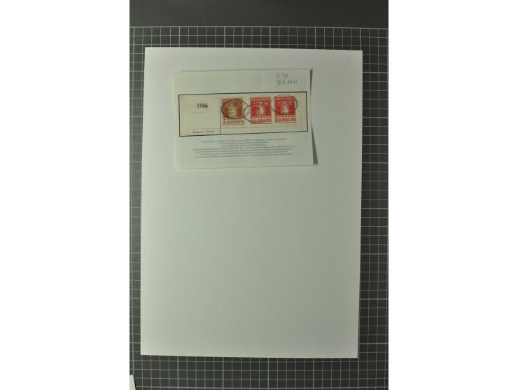 1851/1980, gestempelte Sammlung mit u.a. Mi.-Nr. 2 (2, repariert bzw. Mängel), 10, 66, 81, 180-81, Dienst, Porto, Postfähre G