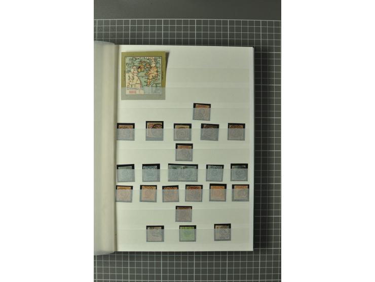 1851/1980, gestempelte Sammlung mit u.a. Mi.-Nr. 2 (2, repariert bzw. Mängel), 10, 66, 81, 180-81, Dienst, Porto, Postfähre G