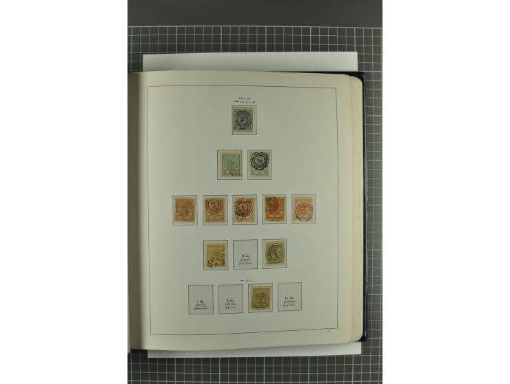 1851/1980, gestempelte Sammlung mit u.a. Mi.-Nr. 2 (2, repariert bzw. Mängel), 10, 66, 81, 180-81, Dienst, Porto, Postfähre G