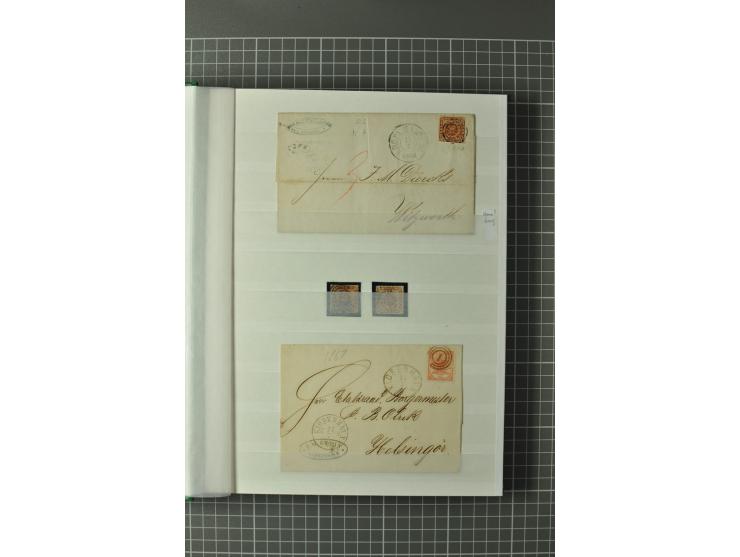 1851/1980, gestempelte Sammlung mit u.a. Mi.-Nr. 2 (2, repariert bzw. Mängel), 10, 66, 81, 180-81, Dienst, Porto, Postfähre G