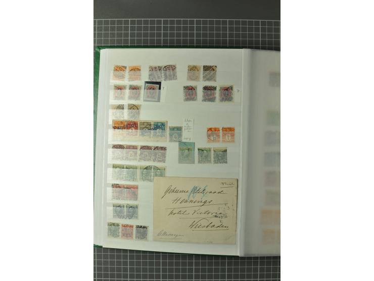 1851/1980, gestempelte Sammlung mit u.a. Mi.-Nr. 2 (2, repariert bzw. Mängel), 10, 66, 81, 180-81, Dienst, Porto, Postfähre G
