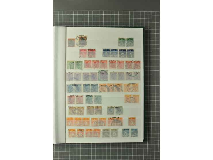 1851/1980, gestempelte Sammlung mit u.a. Mi.-Nr. 2 (2, repariert bzw. Mängel), 10, 66, 81, 180-81, Dienst, Porto, Postfähre G