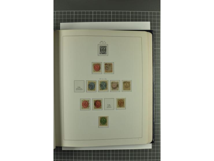 1851/1980, gestempelte Sammlung mit u.a. Mi.-Nr. 2 (2, repariert bzw. Mängel), 10, 66, 81, 180-81, Dienst, Porto, Postfähre G