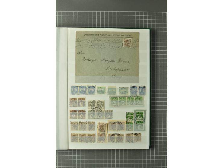 1851/1980, gestempelte Sammlung mit u.a. Mi.-Nr. 2 (2, repariert bzw. Mängel), 10, 66, 81, 180-81, Dienst, Porto, Postfähre G