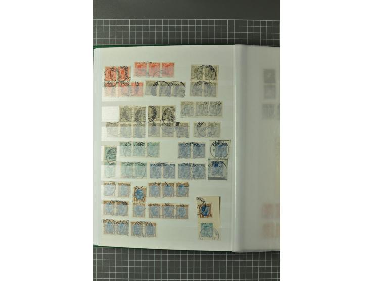 1851/1980, gestempelte Sammlung mit u.a. Mi.-Nr. 2 (2, repariert bzw. Mängel), 10, 66, 81, 180-81, Dienst, Porto, Postfähre G