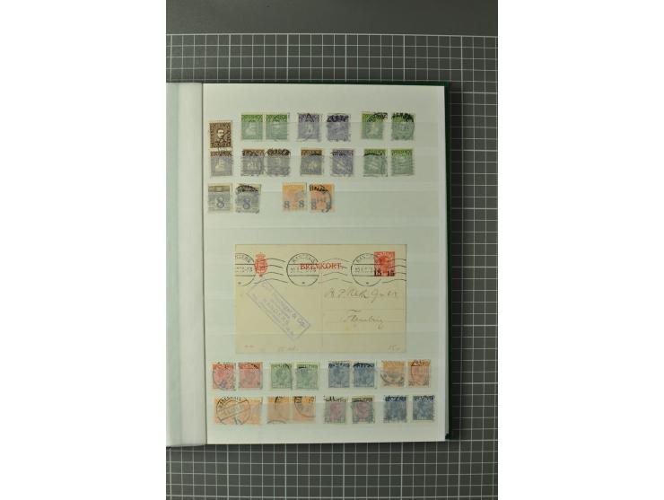 1851/1980, gestempelte Sammlung mit u.a. Mi.-Nr. 2 (2, repariert bzw. Mängel), 10, 66, 81, 180-81, Dienst, Porto, Postfähre G