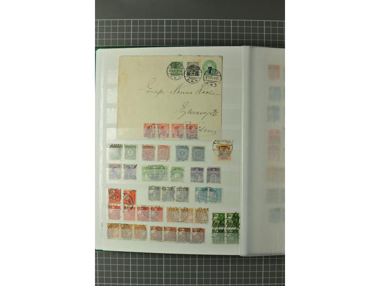 1851/1980, gestempelte Sammlung mit u.a. Mi.-Nr. 2 (2, repariert bzw. Mängel), 10, 66, 81, 180-81, Dienst, Porto, Postfähre G
