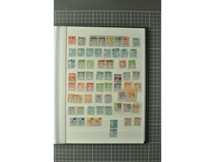 1851/1980, gestempelte Sammlung mit u.a. Mi.-Nr. 2 (2, repariert bzw. Mängel), 10, 66, 81, 180-81, Dienst, Porto, Postfähre G