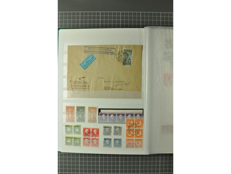 1851/1980, gestempelte Sammlung mit u.a. Mi.-Nr. 2 (2, repariert bzw. Mängel), 10, 66, 81, 180-81, Dienst, Porto, Postfähre G