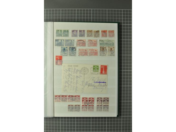 1851/1980, gestempelte Sammlung mit u.a. Mi.-Nr. 2 (2, repariert bzw. Mängel), 10, 66, 81, 180-81, Dienst, Porto, Postfähre G