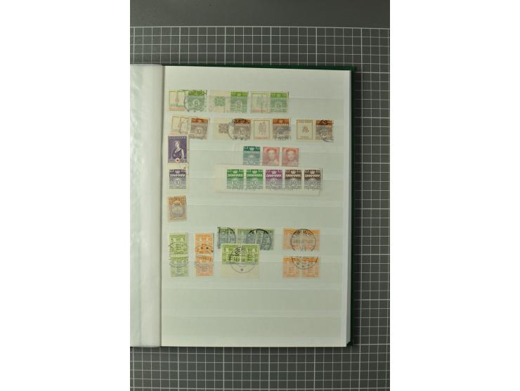 1851/1980, gestempelte Sammlung mit u.a. Mi.-Nr. 2 (2, repariert bzw. Mängel), 10, 66, 81, 180-81, Dienst, Porto, Postfähre G
