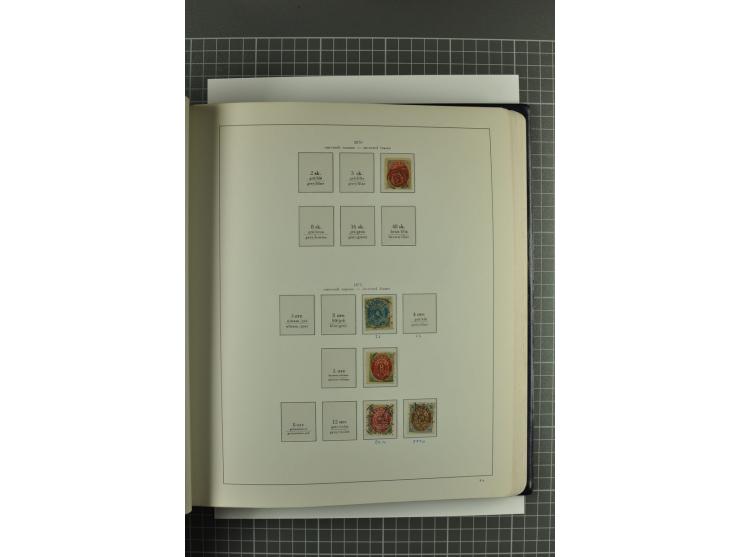 1851/1980, gestempelte Sammlung mit u.a. Mi.-Nr. 2 (2, repariert bzw. Mängel), 10, 66, 81, 180-81, Dienst, Porto, Postfähre G