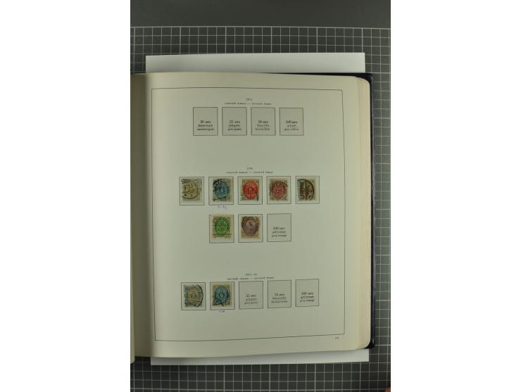 1851/1980, gestempelte Sammlung mit u.a. Mi.-Nr. 2 (2, repariert bzw. Mängel), 10, 66, 81, 180-81, Dienst, Porto, Postfähre G