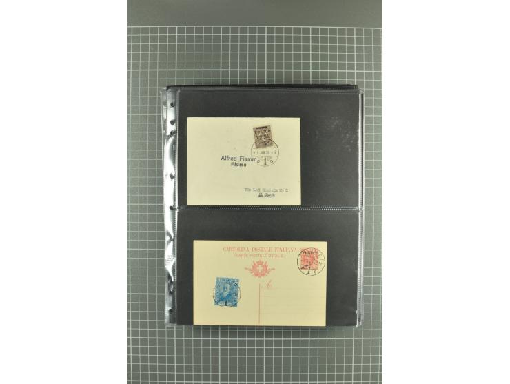 1919/24, Posten Briefe, Karten und Ganzsachen, teils philatelistisch aber auch Reco und Zensur, dazu etwas Vor- und Nachläufe