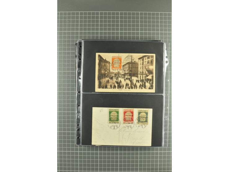 1919/24, Posten Briefe, Karten und Ganzsachen, teils philatelistisch aber auch Reco und Zensur, dazu etwas Vor- und Nachläufe