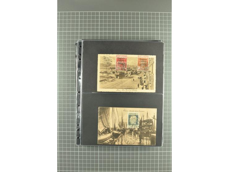 1919/24, Posten Briefe, Karten und Ganzsachen, teils philatelistisch aber auch Reco und Zensur, dazu etwas Vor- und Nachläufe