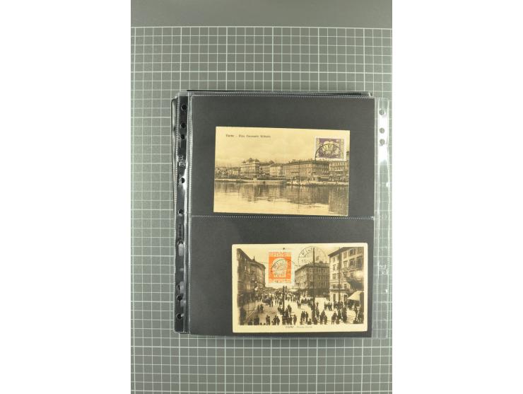 1919/24, Posten Briefe, Karten und Ganzsachen, teils philatelistisch aber auch Reco und Zensur, dazu etwas Vor- und Nachläufe