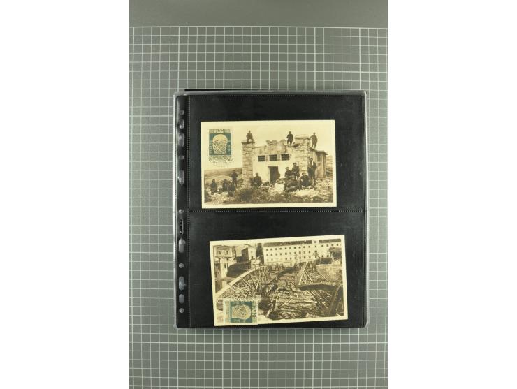 1919/24, Posten Briefe, Karten und Ganzsachen, teils philatelistisch aber auch Reco und Zensur, dazu etwas Vor- und Nachläufe