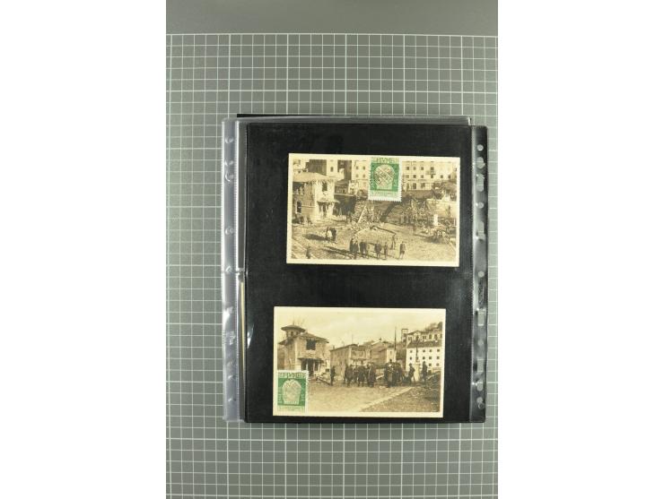 1919/24, Posten Briefe, Karten und Ganzsachen, teils philatelistisch aber auch Reco und Zensur, dazu etwas Vor- und Nachläufe
