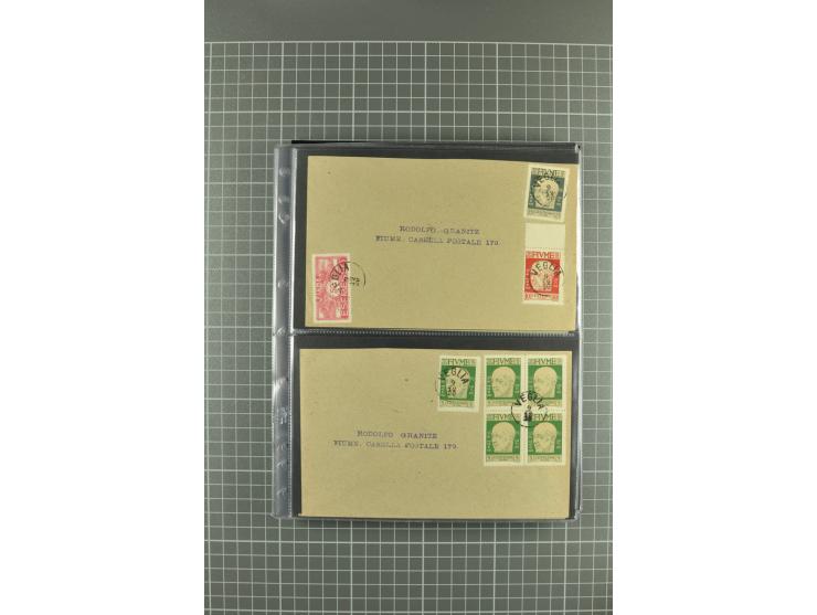 1919/24, Posten Briefe, Karten und Ganzsachen, teils philatelistisch aber auch Reco und Zensur, dazu etwas Vor- und Nachläufe