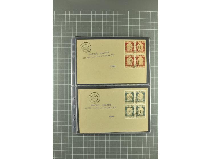 1919/24, Posten Briefe, Karten und Ganzsachen, teils philatelistisch aber auch Reco und Zensur, dazu etwas Vor- und Nachläufe