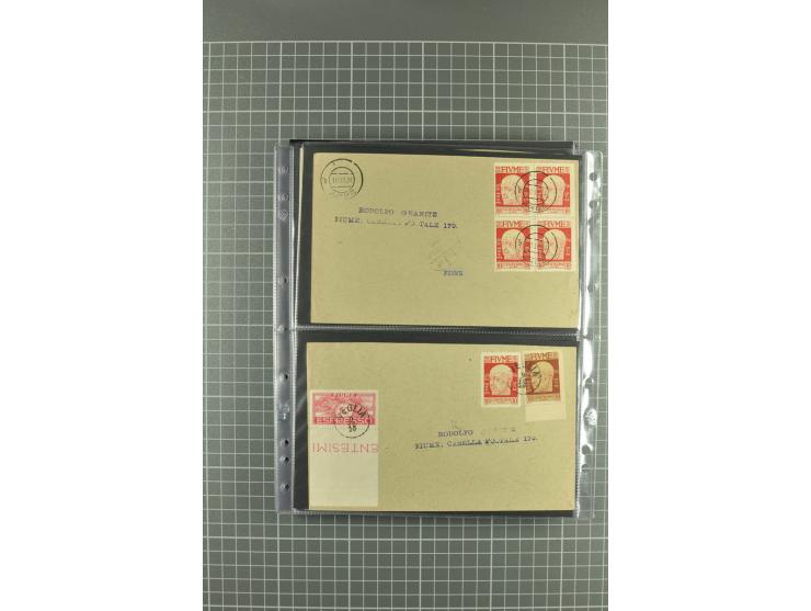 1919/24, Posten Briefe, Karten und Ganzsachen, teils philatelistisch aber auch Reco und Zensur, dazu etwas Vor- und Nachläufe