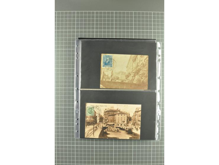 1919/24, Posten Briefe, Karten und Ganzsachen, teils philatelistisch aber auch Reco und Zensur, dazu etwas Vor- und Nachläufe