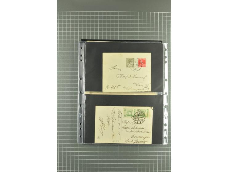 1919/24, Posten Briefe, Karten und Ganzsachen, teils philatelistisch aber auch Reco und Zensur, dazu etwas Vor- und Nachläufe