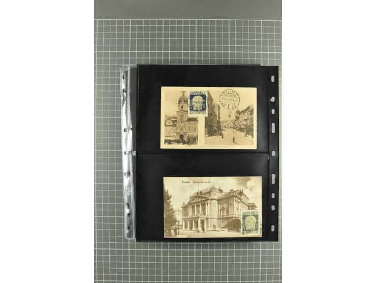 1919/24, Posten Briefe, Karten und Ganzsachen, teils philatelistisch aber auch Reco und Zensur, dazu etwas Vor- und Nachläufe