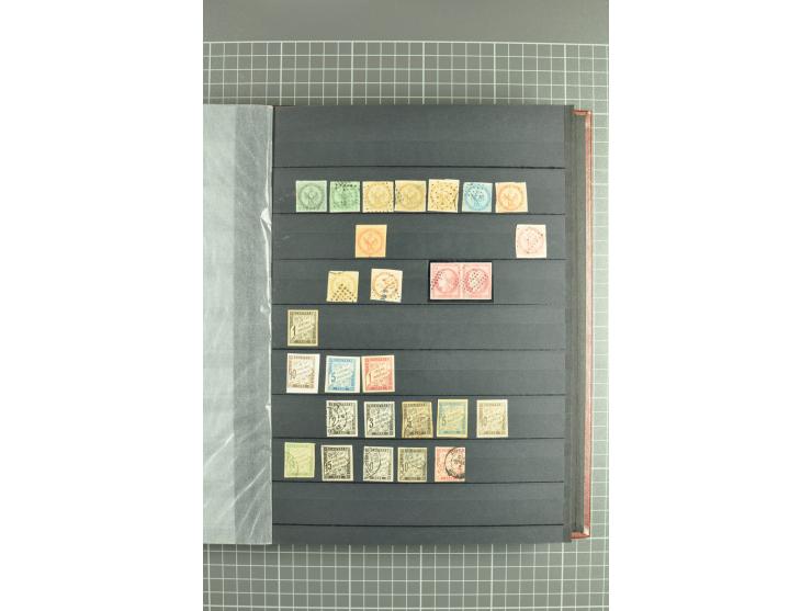 1849/2001, postfrische, ungebrauchte und gestempelte sehr umfangreiche Sammlung mit u.a. Mi.-Nr. 4K (rep.), 7 (2), 17, G8F, 9