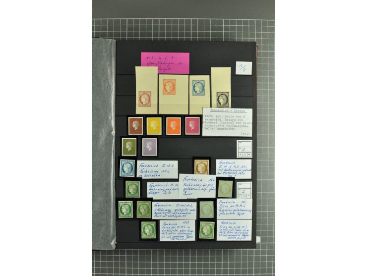 1849/2001, postfrische, ungebrauchte und gestempelte sehr umfangreiche Sammlung mit u.a. Mi.-Nr. 4K (rep.), 7 (2), 17, G8F, 9