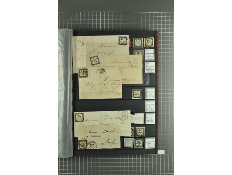 1849/2001, postfrische, ungebrauchte und gestempelte sehr umfangreiche Sammlung mit u.a. Mi.-Nr. 4K (rep.), 7 (2), 17, G8F, 9
