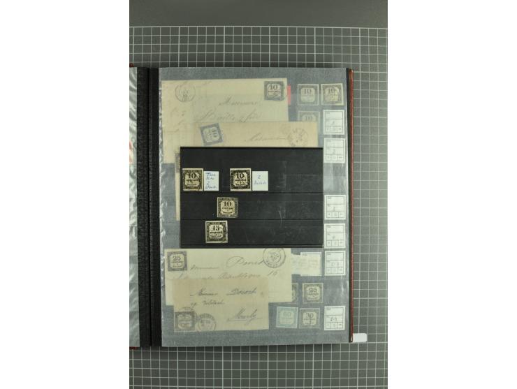 1849/2001, postfrische, ungebrauchte und gestempelte sehr umfangreiche Sammlung mit u.a. Mi.-Nr. 4K (rep.), 7 (2), 17, G8F, 9