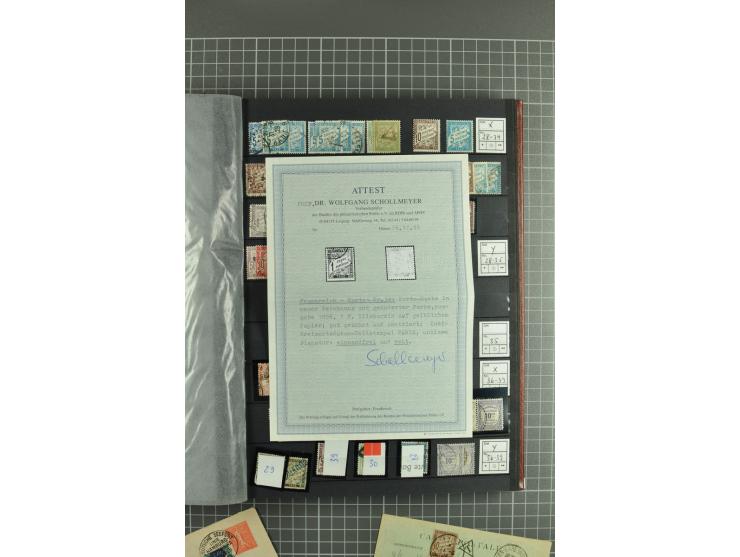 1849/2001, postfrische, ungebrauchte und gestempelte sehr umfangreiche Sammlung mit u.a. Mi.-Nr. 4K (rep.), 7 (2), 17, G8F, 9