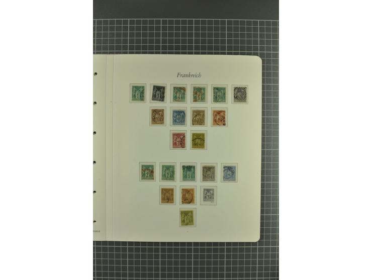1849/1900, überwiegend gestempelte Sammlung mit u.a. Mi.-Nr. 7 (2), 32, Porto und 22 Briefen mit u.a. Mi.-Nr. 16 (4er-Block) 