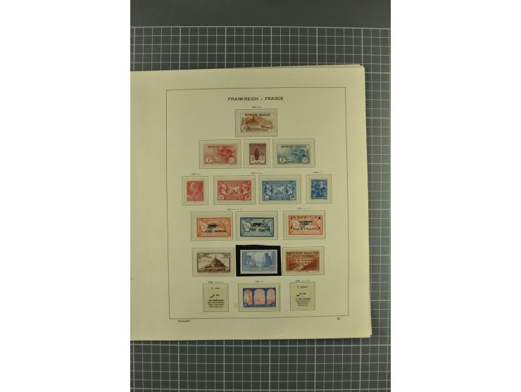 1900/67, postfrische und ungebrauchte Sammlung mit u.a. Mi.-Nr. 96-100, 102-06, 128-35, 152, 181-83, 220-21, 239, 242B, 248MH