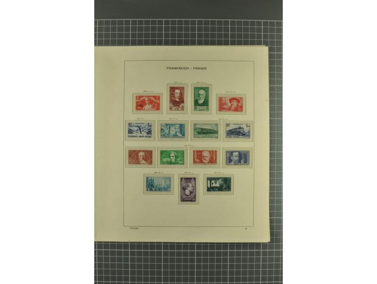 1900/67, postfrische und ungebrauchte Sammlung mit u.a. Mi.-Nr. 96-100, 102-06, 128-35, 152, 181-83, 220-21, 239, 242B, 248MH