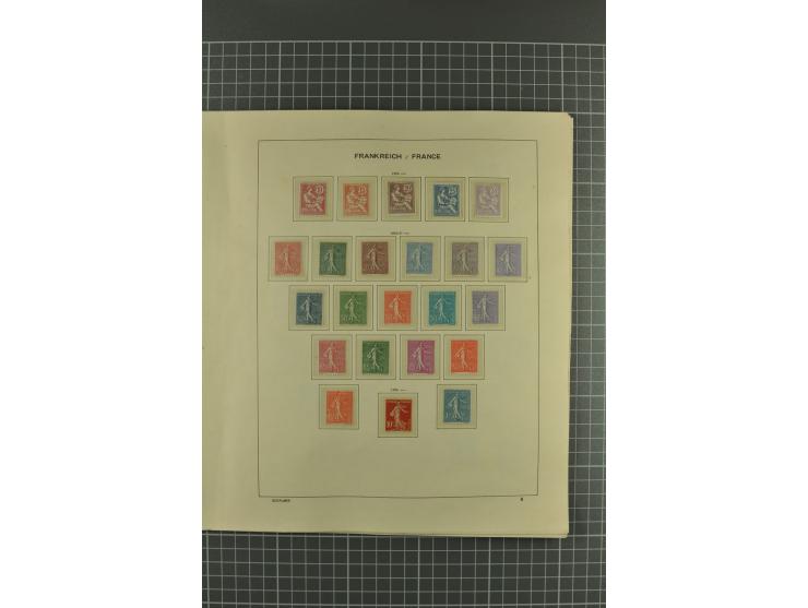 1900/67, postfrische und ungebrauchte Sammlung mit u.a. Mi.-Nr. 96-100, 102-06, 128-35, 152, 181-83, 220-21, 239, 242B, 248MH