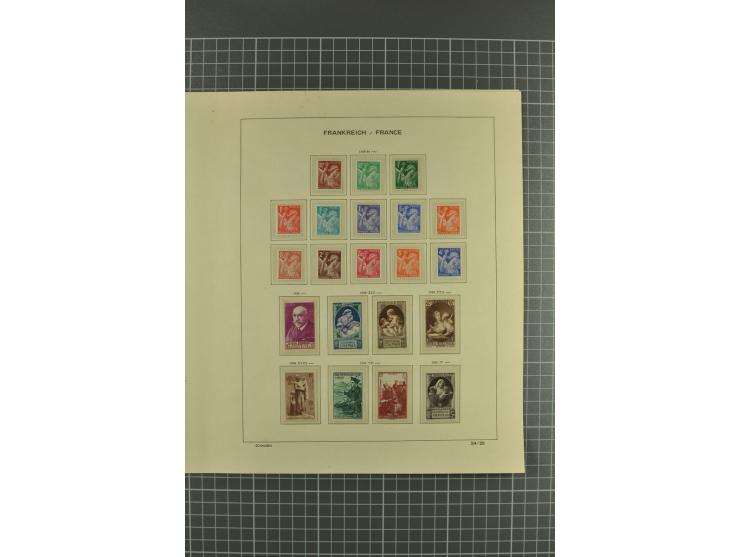 1900/67, postfrische und ungebrauchte Sammlung mit u.a. Mi.-Nr. 96-100, 102-06, 128-35, 152, 181-83, 220-21, 239, 242B, 248MH