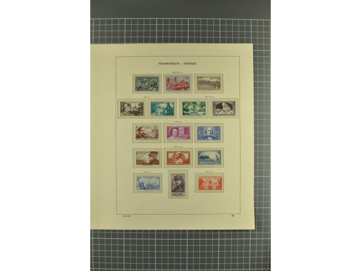 1900/67, postfrische und ungebrauchte Sammlung mit u.a. Mi.-Nr. 96-100, 102-06, 128-35, 152, 181-83, 220-21, 239, 242B, 248MH