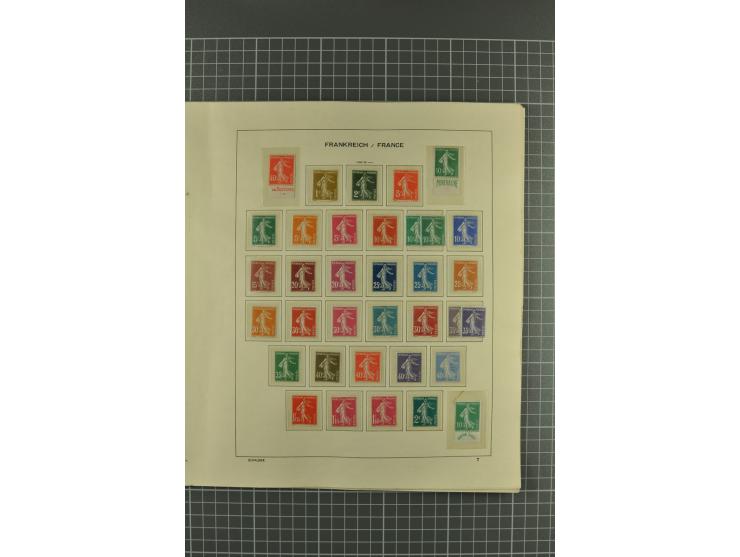 1900/67, postfrische und ungebrauchte Sammlung mit u.a. Mi.-Nr. 96-100, 102-06, 128-35, 152, 181-83, 220-21, 239, 242B, 248MH