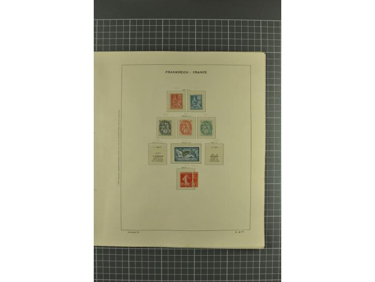 1900/67, postfrische und ungebrauchte Sammlung mit u.a. Mi.-Nr. 96-100, 102-06, 128-35, 152, 181-83, 220-21, 239, 242B, 248MH