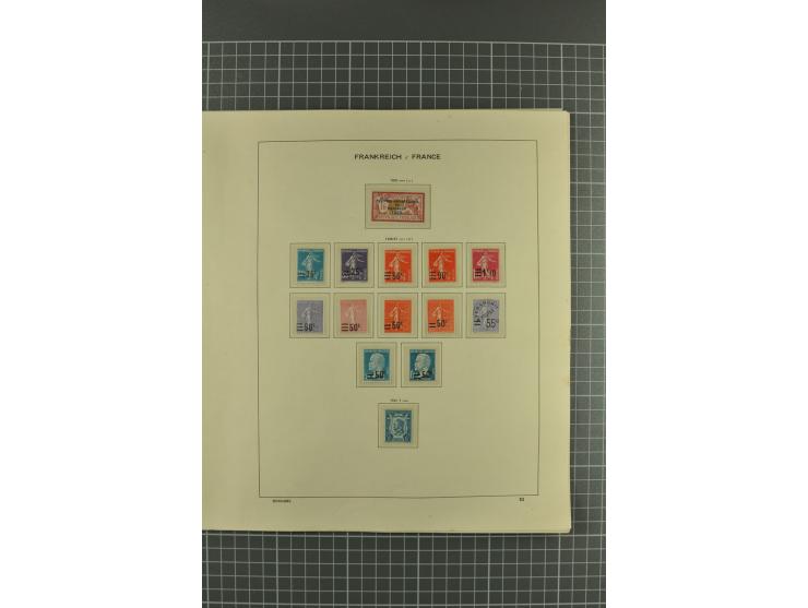 1900/67, postfrische und ungebrauchte Sammlung mit u.a. Mi.-Nr. 96-100, 102-06, 128-35, 152, 181-83, 220-21, 239, 242B, 248MH